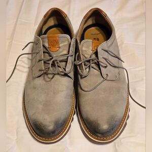 Johnston & Murphy Gray Leather Men's Shoes, Size 12